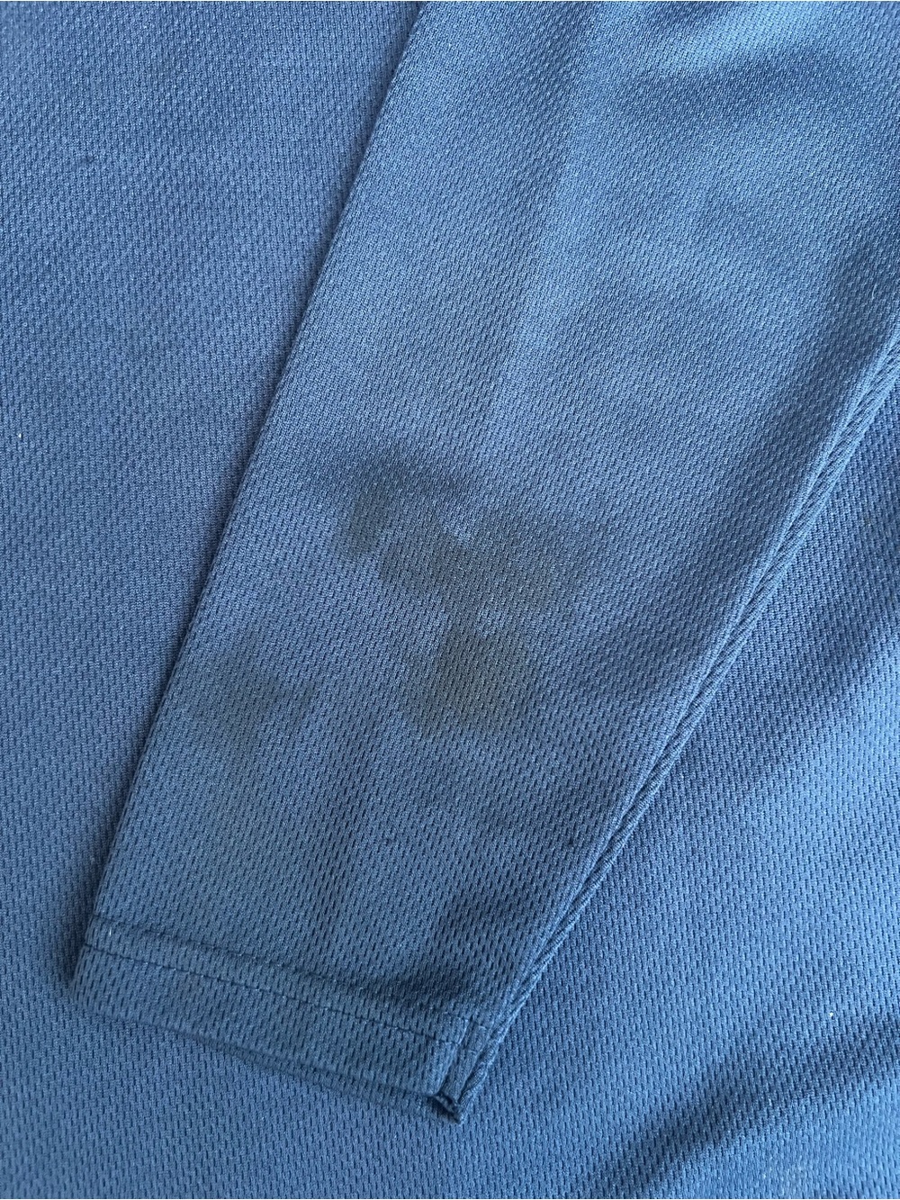 Snap Long Sleeve Henley Shirt in Navy Blue - Picture 6 of 9